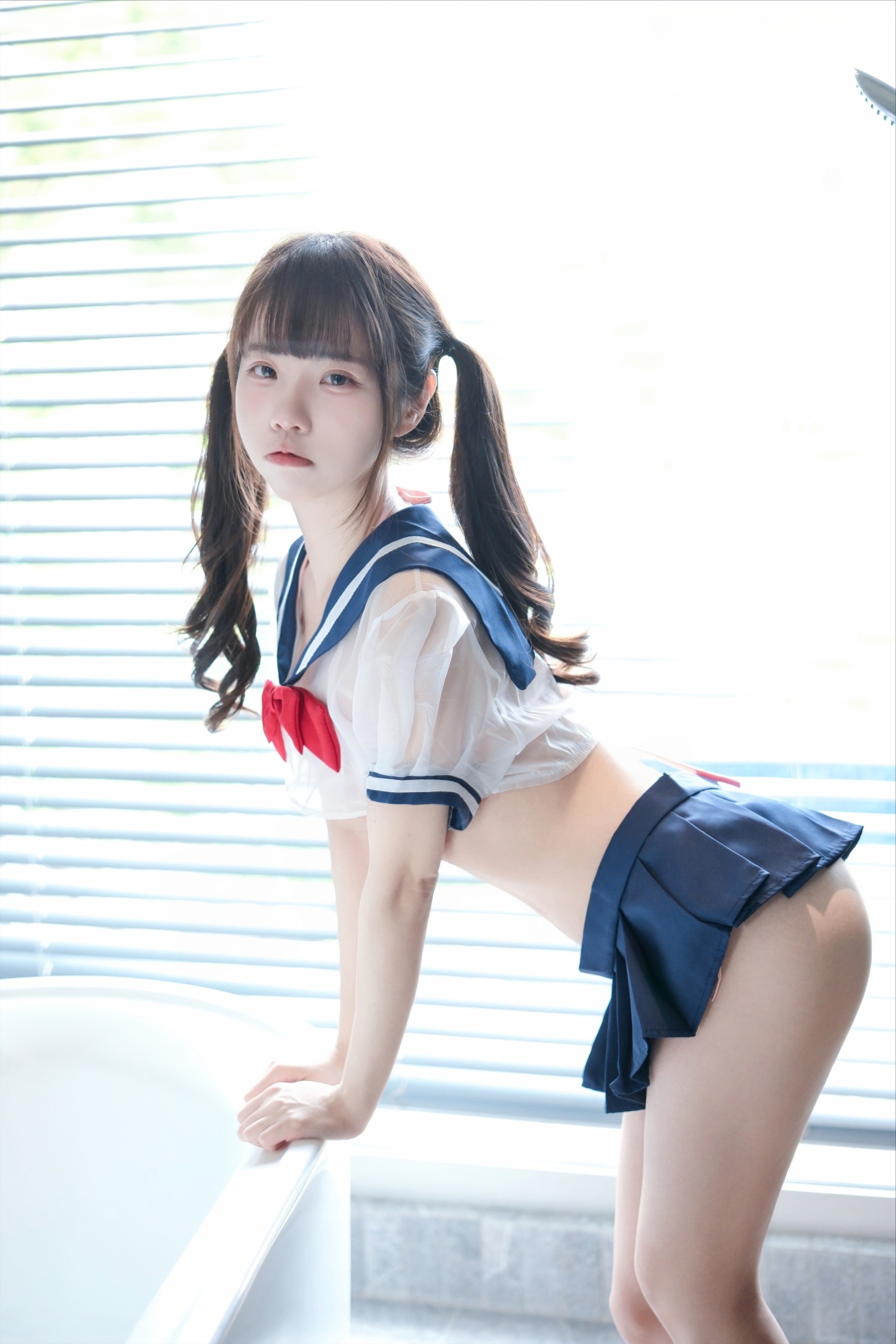 图片[1]-可可小白兔 – NO.022 透明学生服 [64P]-XikXak
